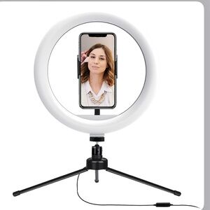 NIB Jensen Selfie Light Ring with tripod stand and Wireless Remote